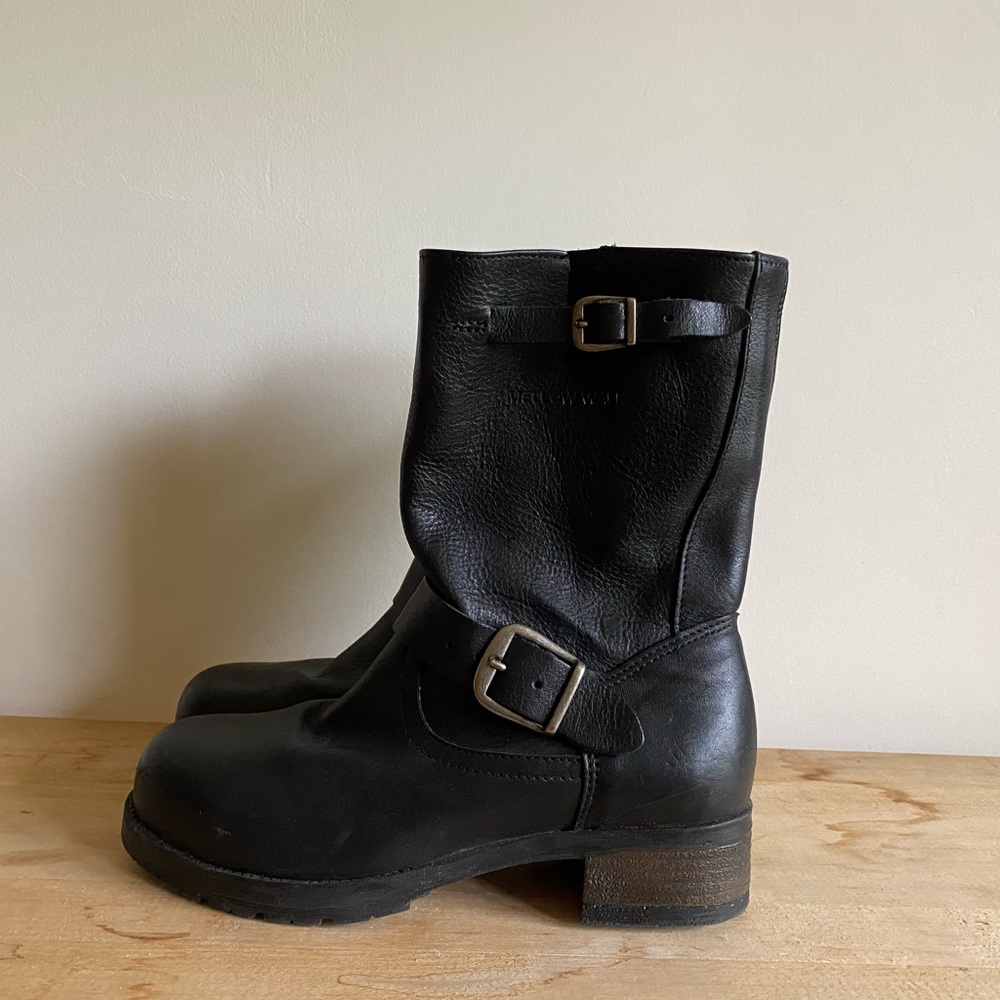 Leather Motorcycle Safety Boot
